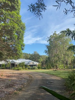 Set on 3 acres at the end of a quiet no through road and abutting 80acres of bushland...  at The Beet Retreat in Cooroibah