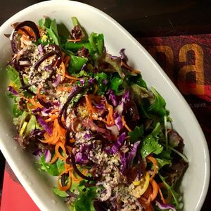 Salad comes in many ways!  All delicious all healthy  at The Beet Retreat in Cooroibah