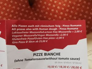 vegane und glutenfreie Optionen at Pizzeria Jolly in Schoenau Am Konigssee