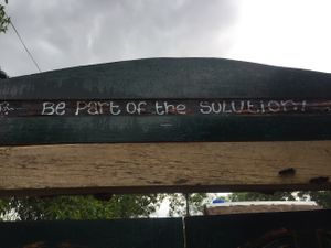 Sign over door at Pachamama in Sihanoukville