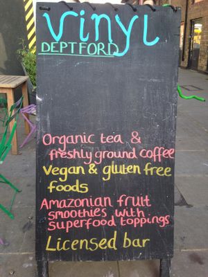 Items of interest at Vinyl in South East London