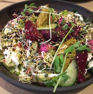 Raw Falafel Duo  at Petit Brot - Cold Press Raw Eco in Barcelona