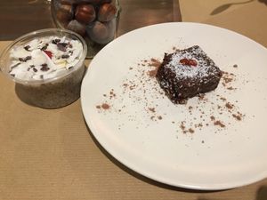 Chia puding and brownie
Delicious! at Petit Brot - Cold Press Raw Eco in Barcelona