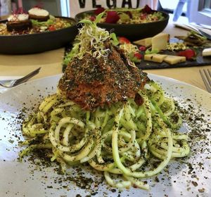 Zoodles at Petit Brot - Cold Press Raw Eco in Barcelona
