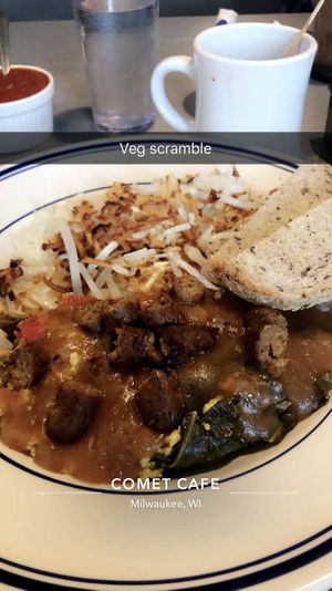 Did not like the taste at Comet Cafe in Milwaukee