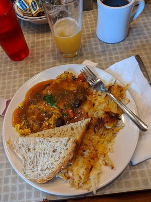 Tofu scramble at Comet Cafe in Milwaukee