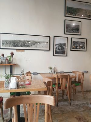 Inside at Shams El Balad Cafe in Amman