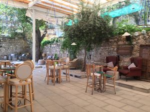 Interior at Shams El Balad Cafe in Amman