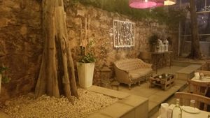 Inside at Shams El Balad Cafe in Amman