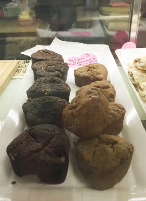 Vegan baked goods at Alice Rebel's in Chelsea