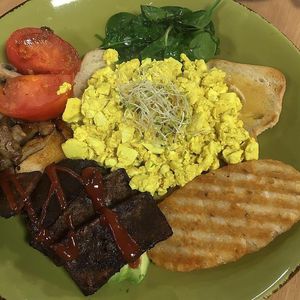Vegan Big Breakfast  at Alice Rebel's in Chelsea