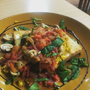 Loaded Scrambled Tofu at Alice Rebel's in Chelsea