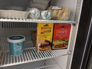 Frozen vegan options at Alice Rebel's in Chelsea