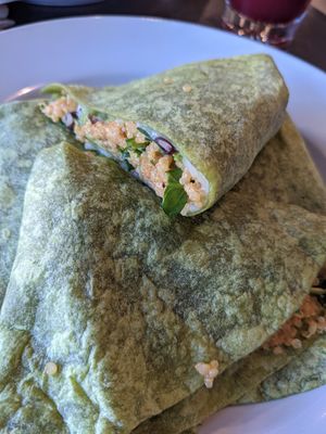 Quinoa quesadillas at Cafe del Soul in Mill Valley