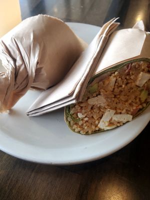 Rice wrap at Cafe del Soul in Mill Valley