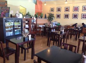 indoor seating at Cafe del Soul in Mill Valley
