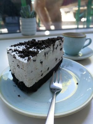 Oreo cheesecake at Kaf in Copenhagen
