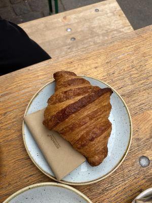 vegan croissant  at Kaf in Copenhagen