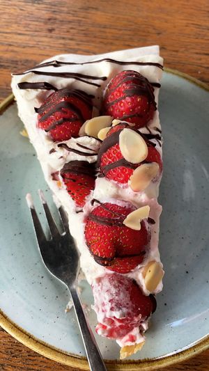 Strawberry pie at Kaf in Copenhagen