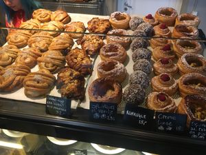 Pastry selection at Kaf in Copenhagen
