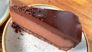 Triple chocolate cake at Kaf in Copenhagen