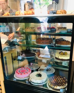 Cakes at Kaf in Copenhagen
