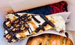 Cake at Kaf in Copenhagen