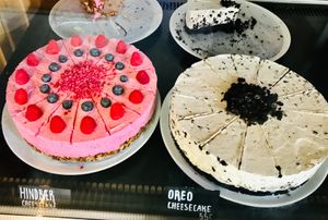 Vegan cakes at Kaf in Copenhagen