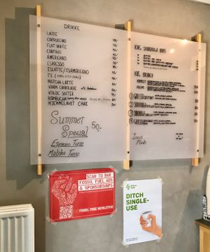 Inside at Kaf in Copenhagen