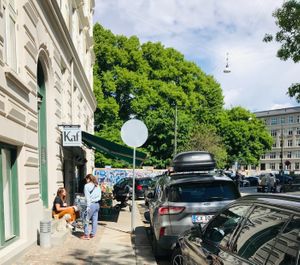 Outside at Kaf in Copenhagen