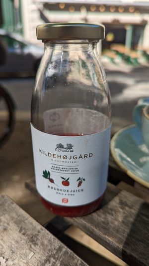 Beetroot Juice at Kaf in Copenhagen
