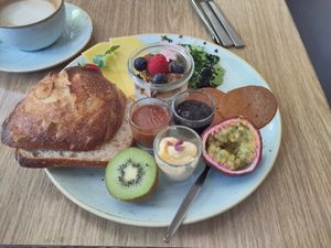 Brunch komplet at Kaf in Copenhagen