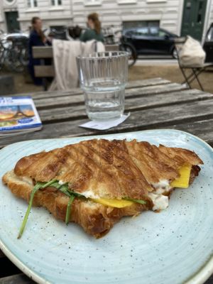 Grilled Croissant 🥐😍  at Kaf in Copenhagen