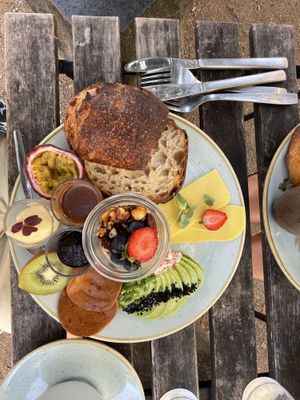 The Komplet menu  at Kaf in Copenhagen