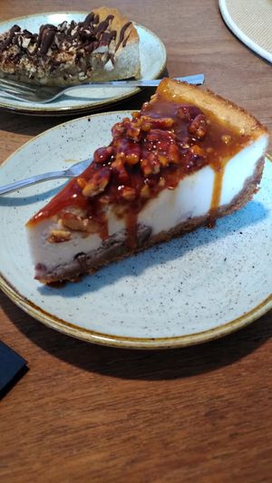 Cheesecake pécan at Kaf in Copenhagen