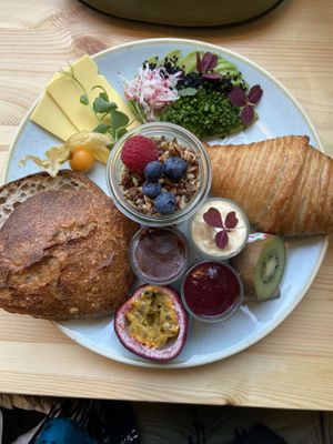 Brunch plate deluxe   at Kaf in Copenhagen