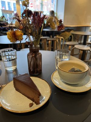 Triple chocolate goodness  at Kaf in Copenhagen