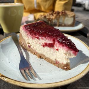 New York cheesecake.  at Kaf in Copenhagen