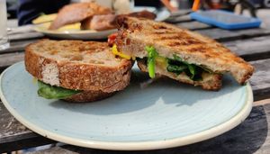 Grilled Sandwich at Kaf in Copenhagen