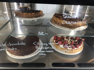 More sweets on the counter   at Kaf in Copenhagen