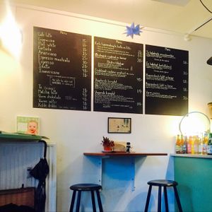 The menu at Kaf in Copenhagen