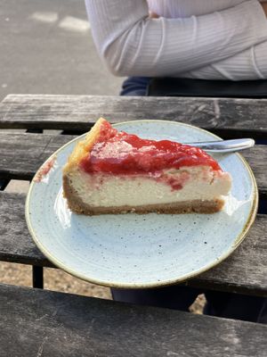 New York cheesecake  at Kaf in Copenhagen