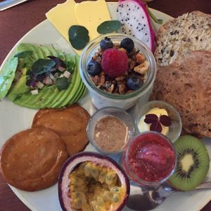 vegan brunch  at Kaf in Copenhagen
