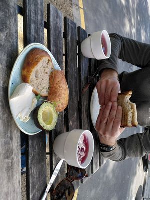 Sandwich at Kaf in Copenhagen