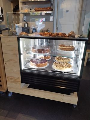 All the cakes and baked goods at Kaf in Copenhagen