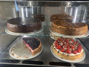 Cake Choices at Kaf in Copenhagen
