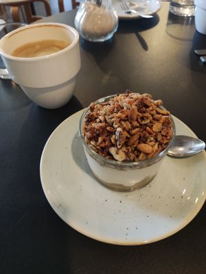 Yoghurt and granola at Kaf in Copenhagen