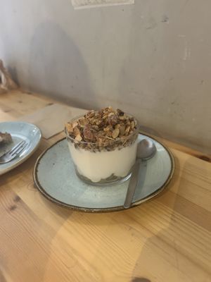 Crunchy yogurt   at Kaf in Copenhagen