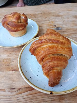 Just 2 of the many pastry options 🤩 at Kaf in Copenhagen