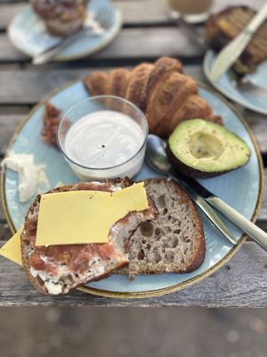 Deluxe brunch    at Kaf in Copenhagen